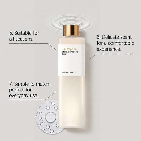 Silk Peptide Intensive Smoothing Toner 100ml Kosteuttava Kasvovesi
