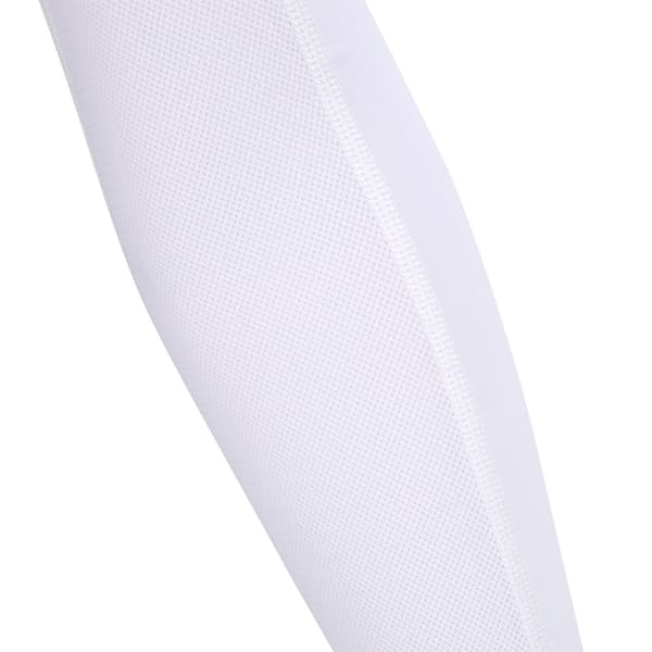 Sommer sykkelarmsleeves med solbeskyttelse, elastisk polyuretanfiber, hvit, størrelse L