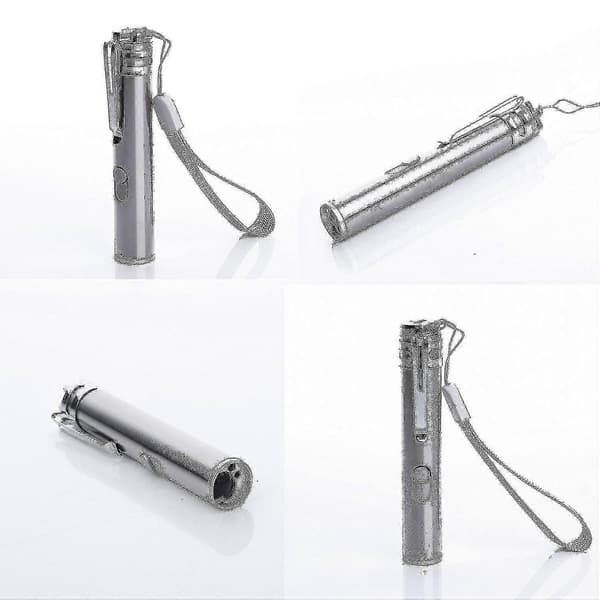 USB-ladattava lemmikkilelu kissan koulutuslaserosoitin LED-taskulampulla