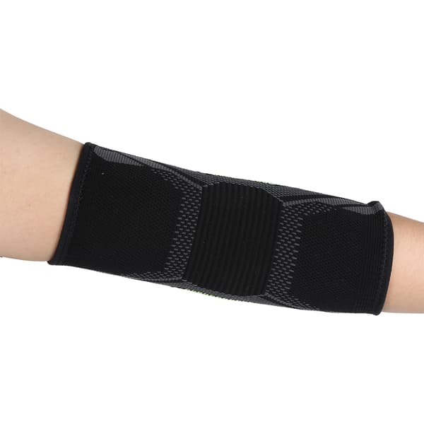 2 st andningsbara elastiska armbågsskydd i nylon för balanserat tryckskydd i tävlingssporter