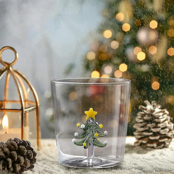 Julgran Julglaskopp Julgranskopp Souvenirpresent Vattenkopp Mjölkkopp Kaffekopp IIH