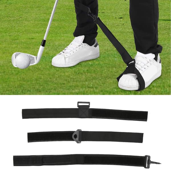 Golf Benkorrigeringsbälte Hållningshjälp Svingrörelsetränare