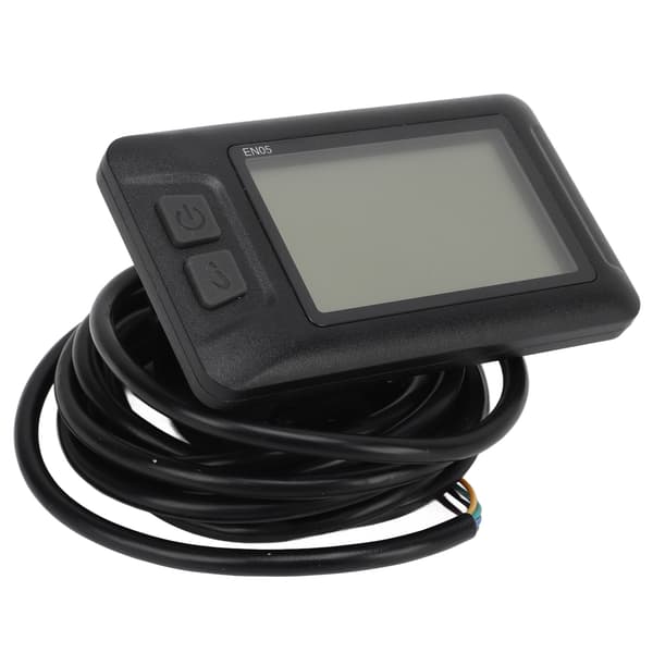 LCD-skjerm for 36V 48V elektrisk sykkel, universelt ABS-kontrollpanel for 22,2 mm styre