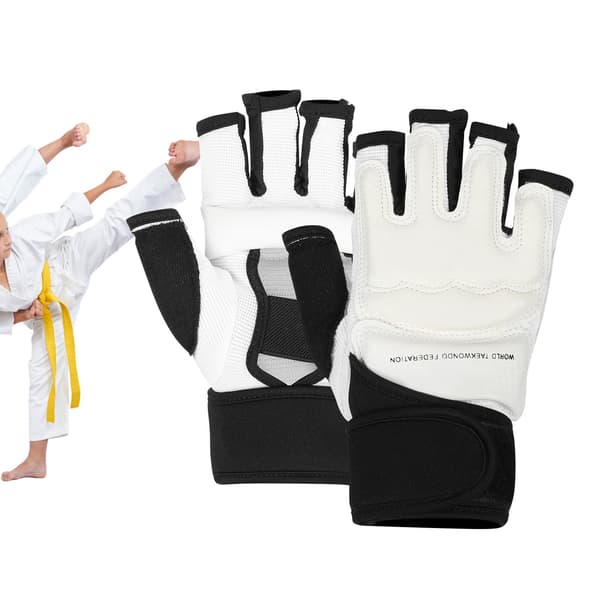 2 stk. Taekwondo-handsker til voksne og børn med hånd- og håndledsbeskyttelse, boksehandsker
