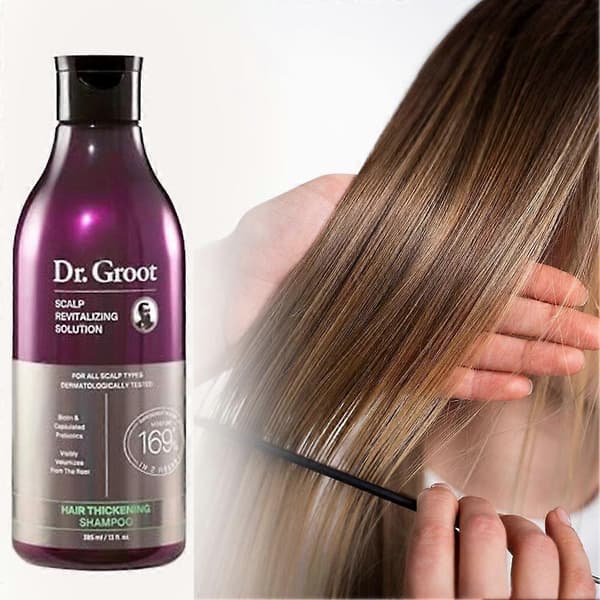 Dr. Groot hårbotten vitaliserande serum, volymgivande hårolja, schampo och balsam
