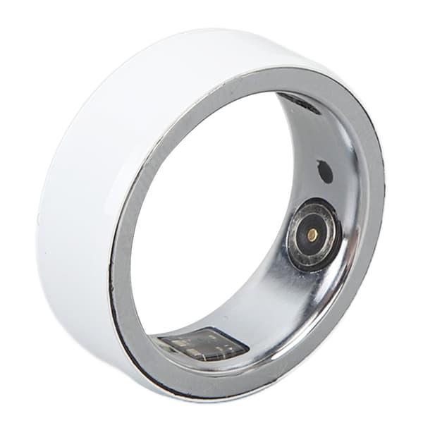 Smart Bluetooth helsering med søvn-, temperatur- og treningsmonitorering - IPX8 - Hvit - Størrelse 22