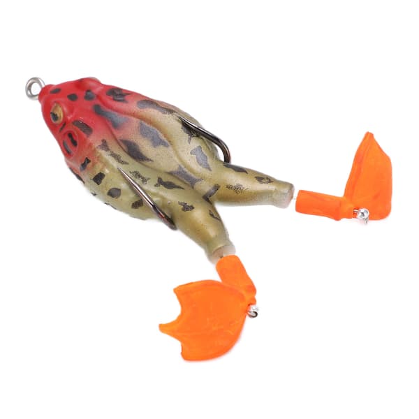 Thunder Frog Baits Flytande Drag med Två Propellrar för Abborrfiske, Ormhuvudfisk, Lax, PVC, 9.5cm