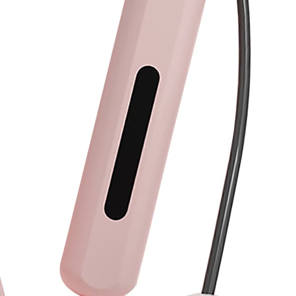 Trådløst hoppetau med smart telling og stemmestyring, vekt, PU ABS rosa for trening