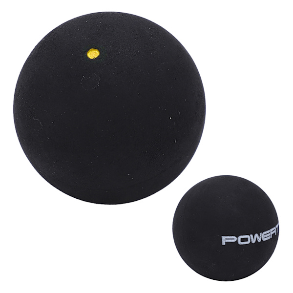 Single Point Squashbold 37 mm Medium Elasticitet Gummi til Begyndere, Træning og Konkurrence