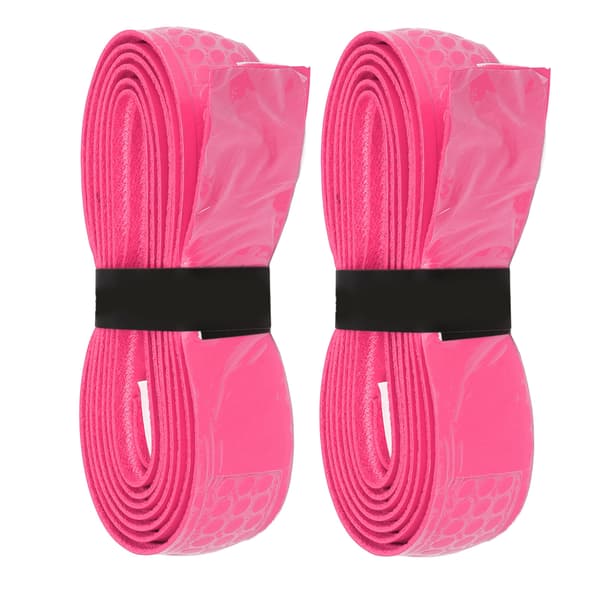 2 stk. tykt svedabsorberende griptape til tennis- og badmintonketchere - pink
