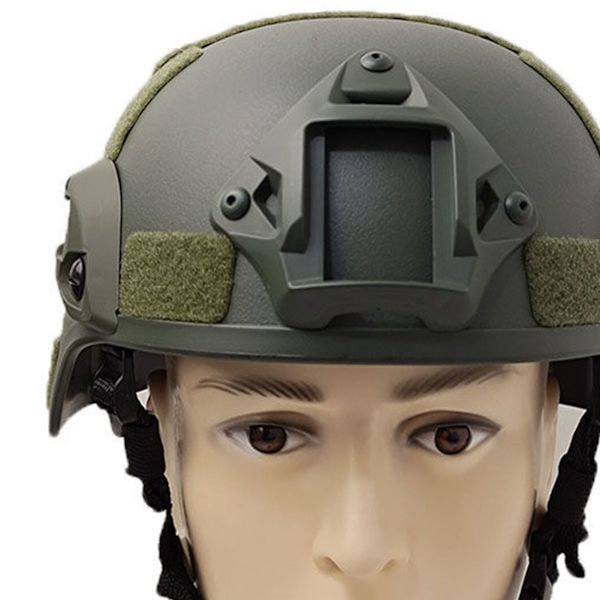 Militär fältspelshjälm, multifunktionell, cykelutrustning, grön OD