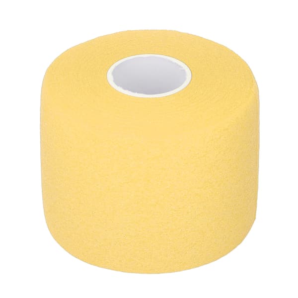 Badminton Grepsvikling med Antiskli-demping, 60 mm bred, 20 m lang, gul