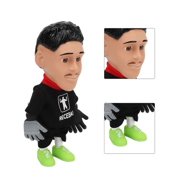 Actionfigur med stemme, fodboldspiller, 22 cm, VM 2022, legetøj til børn over 3 år