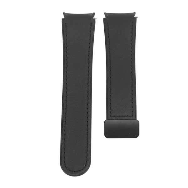 Sort silikonearmbånd med magnetisk quick-release spænde til Watch 6, 5 og 4