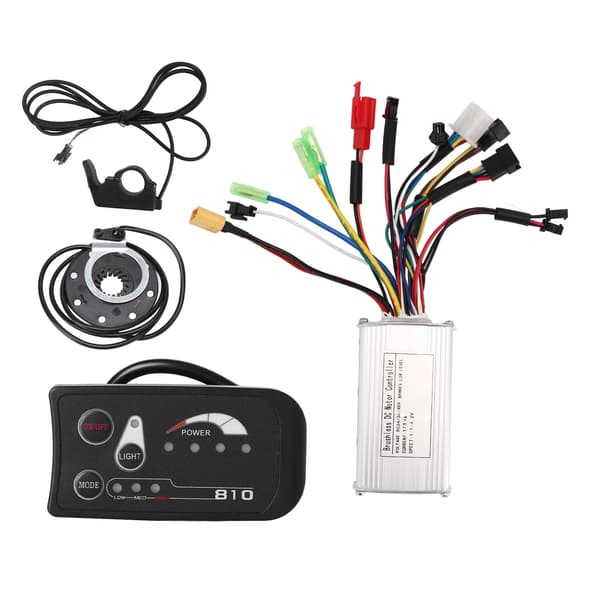 Elektrisk sykkelkonverteringskontrollersett, 3 moduser, sinusbølge, med assistansesensor og LED-panel S810
