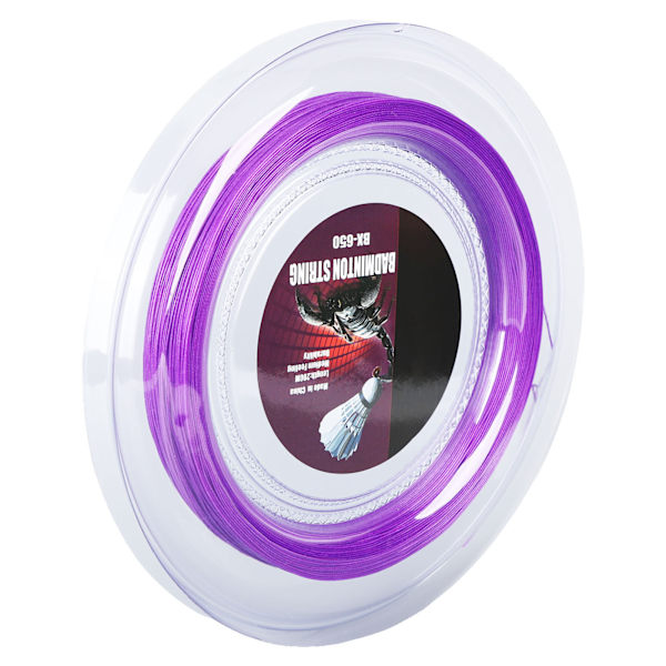 Badminton Racket String Nylon 0.72mm 200m BX650 Lilla for Trening og Erstatning