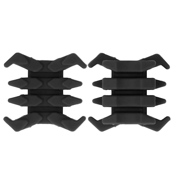 Gummikrabbeformet stabilisator til compoundbuer med delte lemmer - Sort