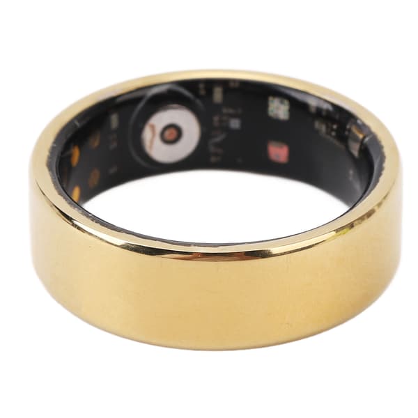 Smart sundheds- og fitnessring, søvntracker, skridttæller, guld, US 8, 60 mm