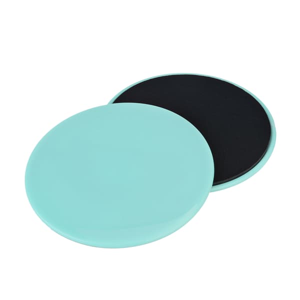 2 stk. Fitness Core Slider Discs til helkropstræning (lysegrøn)