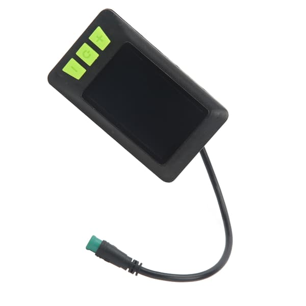 LCD-displaymåler til elcykel og el-løbehjul ABS 22,5 mm 24V 36V 48V 60V Vandtæt kontrolpanel