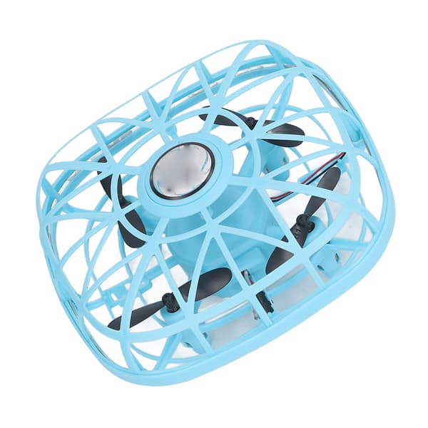 Fjernstyret drone med lys, gestussensor, quadcopter automatisk svævefunktion til indendørs og udendørs brug - gave