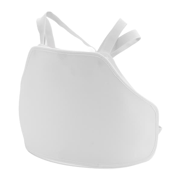 Bröstskydd för män, FIE-certifierat, lättviktigt, ergonomiskt, högresistent plast.
