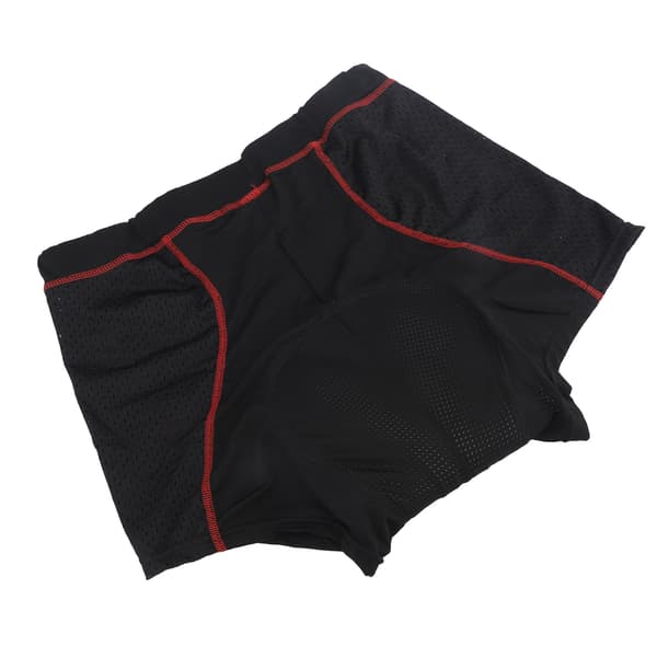 Cykelundertøjsshorts med polstring, stødabsorbering, åndbare, hurtigtørrende til cykling, skiløb, skøjteløb (størrelse L)