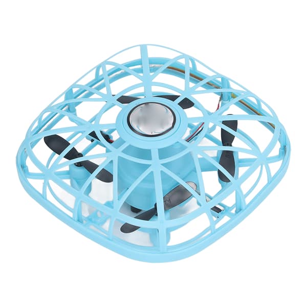 Fjernstyret drone med lys, gestussensor, quadcopter automatisk svævefunktion til indendørs og udendørs brug - gave
