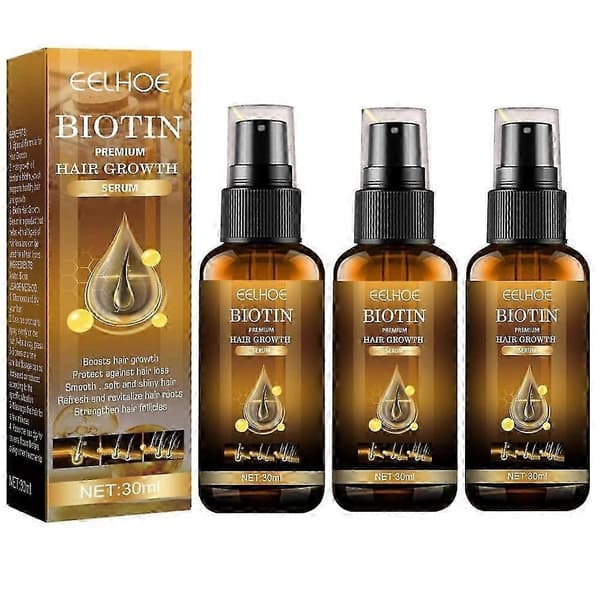 1x Biotin Hårväxtspray: Främjar snabbt hårväxt och förhindrar håravfall.