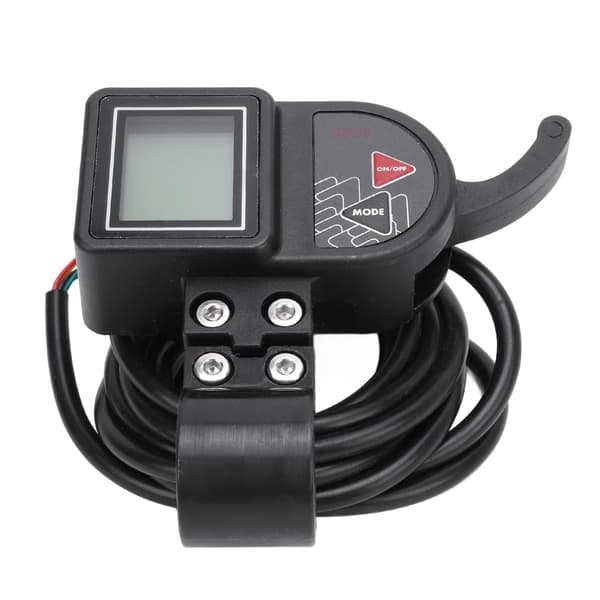 Elcykel-dashboard med LCD-display, 3 baggrundsbelysningsniveauer, vandtæt, 36V