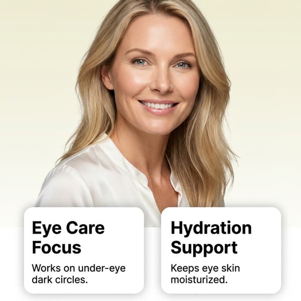 Lystergivande ögonkräm | Anti-aging ögonvård, reducerar effektivt rynkor, mörka ringar och påsar under ögonen. 2pcs