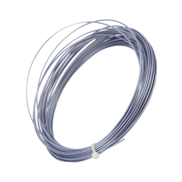 Hex Tennissträng 12m/39.4ft Slitstark Polyester 1.24mm/17 gauge Grå