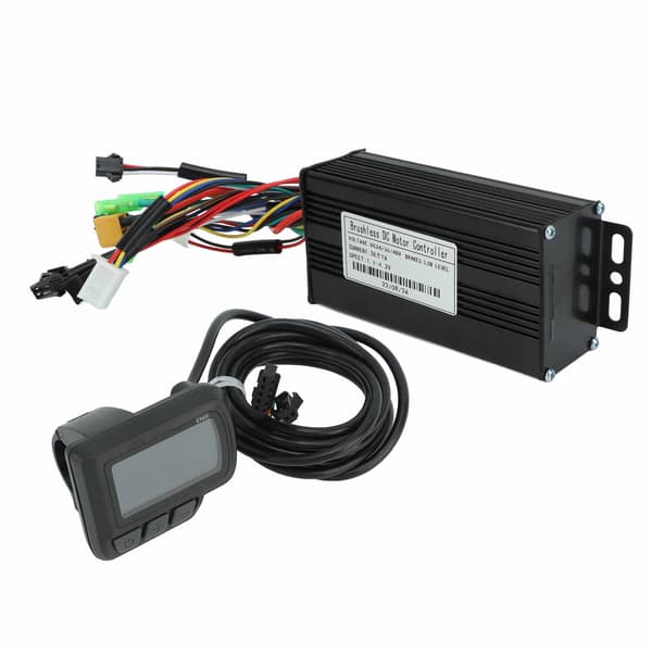 Elcykel Controller Kit med LCD-display 24V 36V 48V 500W-750W 26A Sinusbølge-tilstand til Scooter