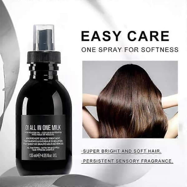 Multi-in-one hårspray, leave-in balsam 135 ml, temmer krus.