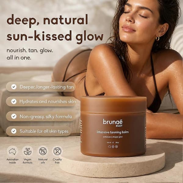 BRUNAE BODY Intensiivinen Solariumkosteusvoide - 150ml Light brown 2pcs