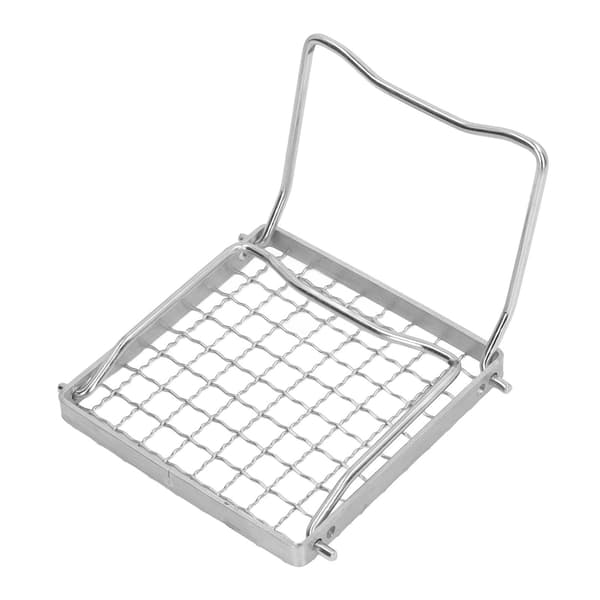 Sammenklappelig campinggrill, 304 rustfrit stål, ultralet, med ben til grill/picnic
