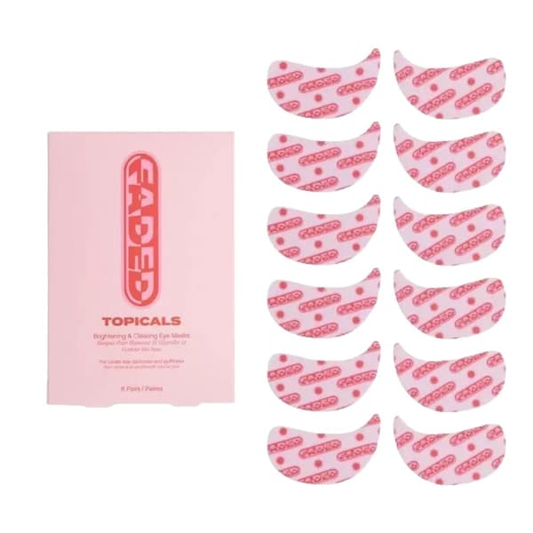 Faded Clearing Brightening TOPICALS Under Eye Masks, 1 par ny i æske.