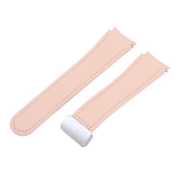 Magnetisk silikone urrem, svedafvisende, med quick release til Watch 6, 5 og 4, Pink.