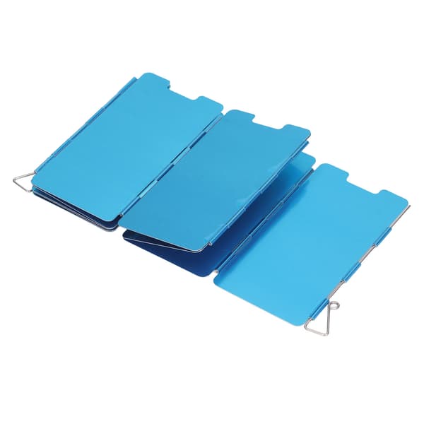 Vindbeskyttelsesplade til bærbar foldbar aluminiums campingovn, 9 plader
