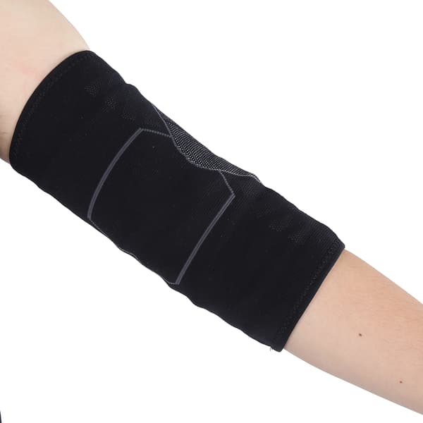 2 st elastiskt armbågsskydd i nylon 3D andningsbart tyg för tävlingssporter XL