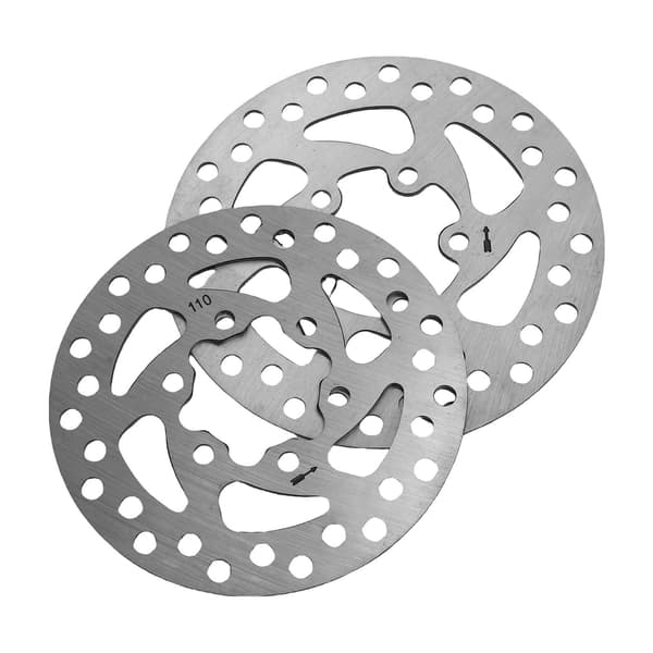 2 stk. bremseskiver i rustfrit stål 110 mm og 120 mm bremseskive til udskiftning