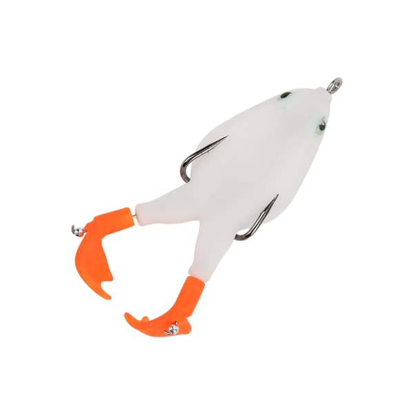 Frøfiskelokkemiddel med to propeller, fleksibel, holdbar PVC, simulation #7