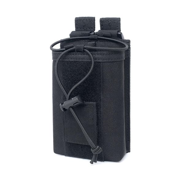 Justerbar 1000D Nylon MOLLE Radiohylsterpose for Walkie Talkie Sender-Mottaker