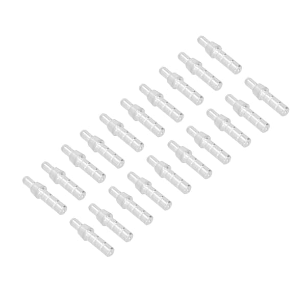 20 stk. stiftbøsninger til pileskafter, 4,2 mm indvendig diameter, holdbar aluminiumslegering