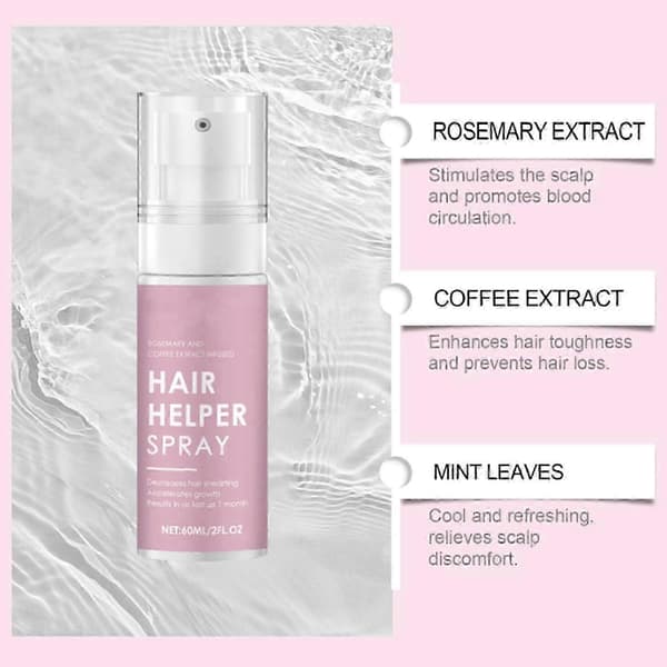 Hårvækstspray til tykkere hår - reparerer naturligt tyndt hår
