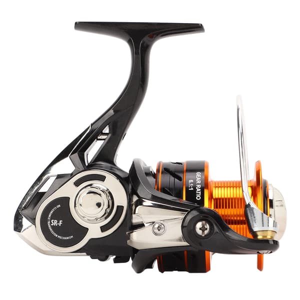 SR5000F Metal Spinhjul med Langtkastende Linekop, 6.1:1 Forhold, Holdbart