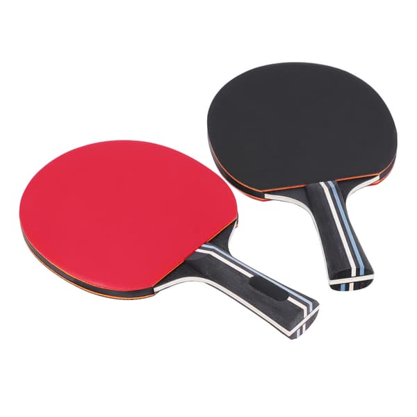 BSK-6 Bordtennisbat Sæt med 2 Bat, 3 Bolde, Skridsikkert Greb til Begyndere