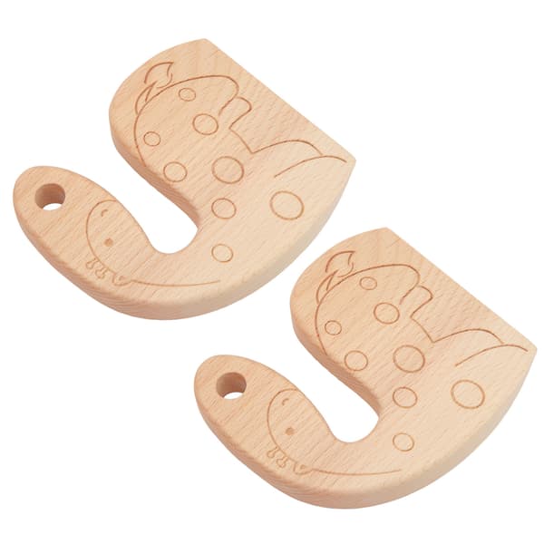 Trækniv til børn, sikkert ergonomisk design, køkkenredskabslegetøj til alderen 2-8 år, 2 stk.