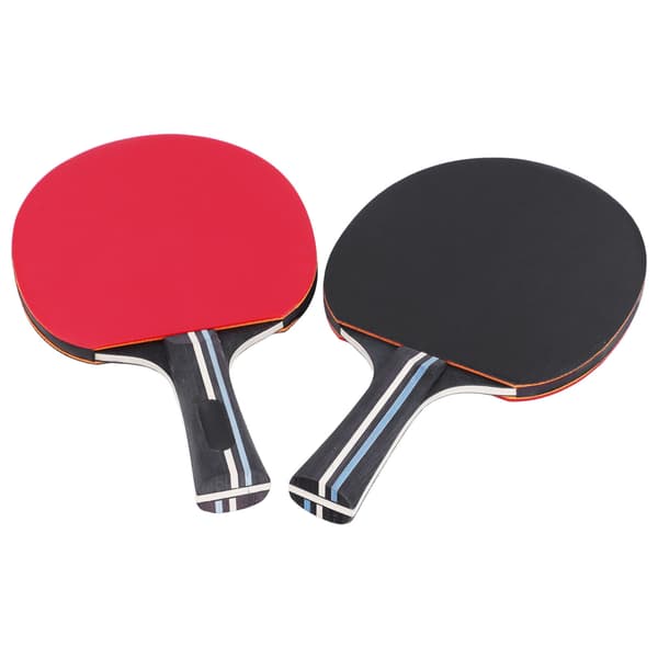 BSK-6 Bordtennisracketset med 2 racketar, 3 bollar, halkfritt grepp för nybörjare