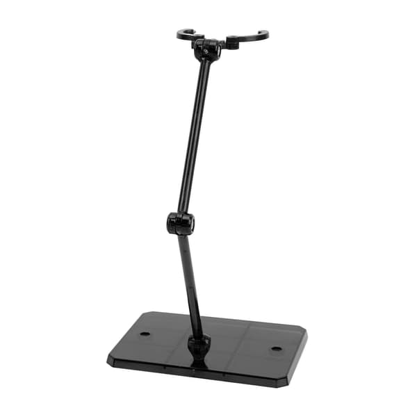 10 deler fleksibelt, stabilt actionfigurstativ for 6-tommers modelldisplay - Svart